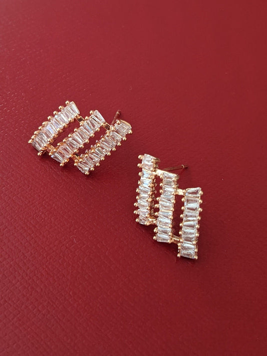 fake diamond earrings that look real gem jewels earrings