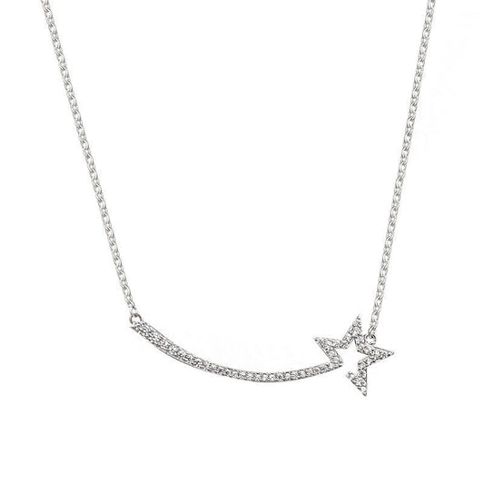 shooting star pendant necklace Free shipping