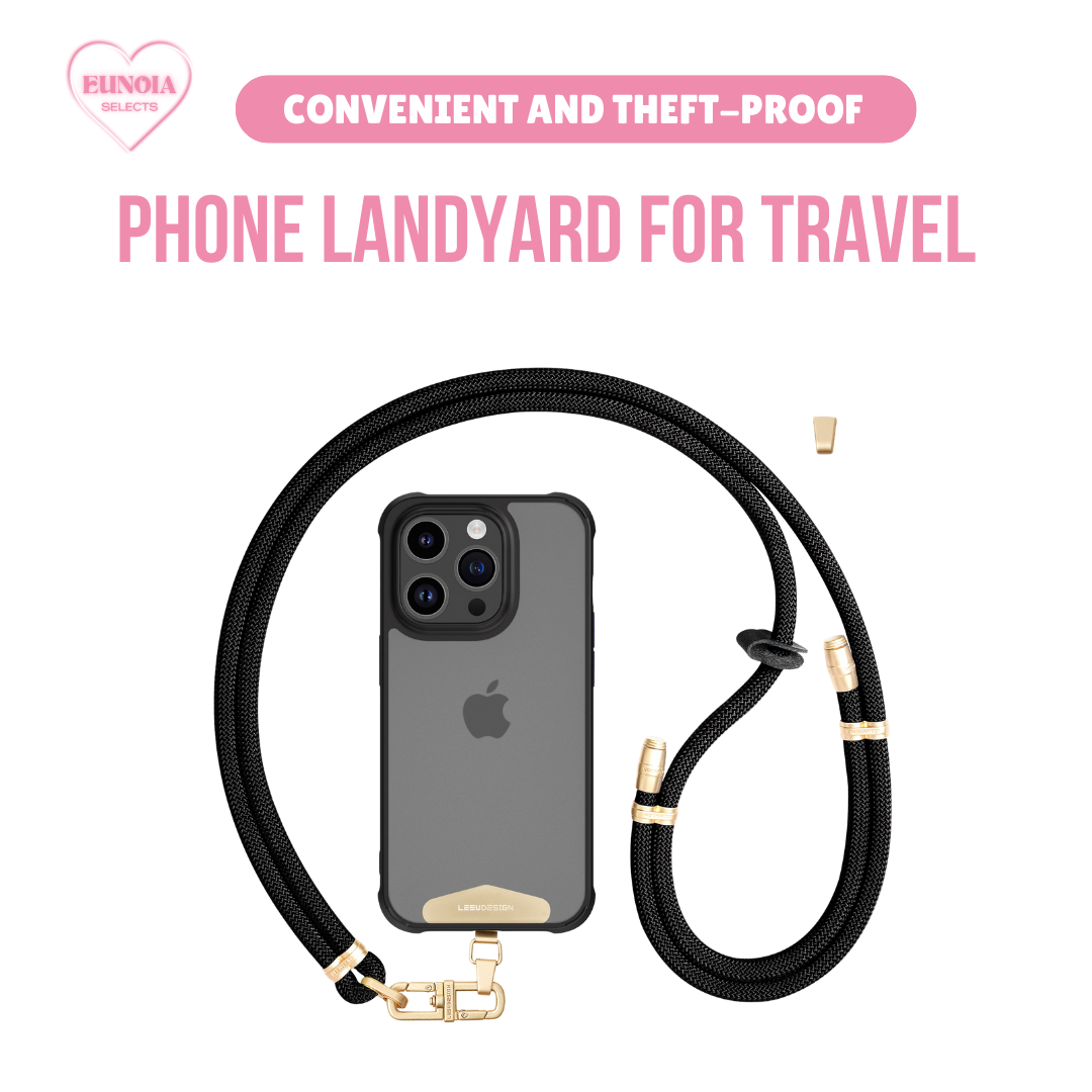 Lasso Phone Lanyard for Travel, Stylish & Secure Your PhonePhone Accessories_Black__comfort travel_Stylish Travel