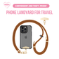 Lasso Phone Lanyard for Travel, Stylish & Secure Your PhonePhone Accessories_Brown__comfort travel_Stylish Travel