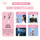 AirV 2 - IN - 1 Portable Mini Fan + Power Bank for TravelPower Banks_Pink__comfort travel_Phone Accessories