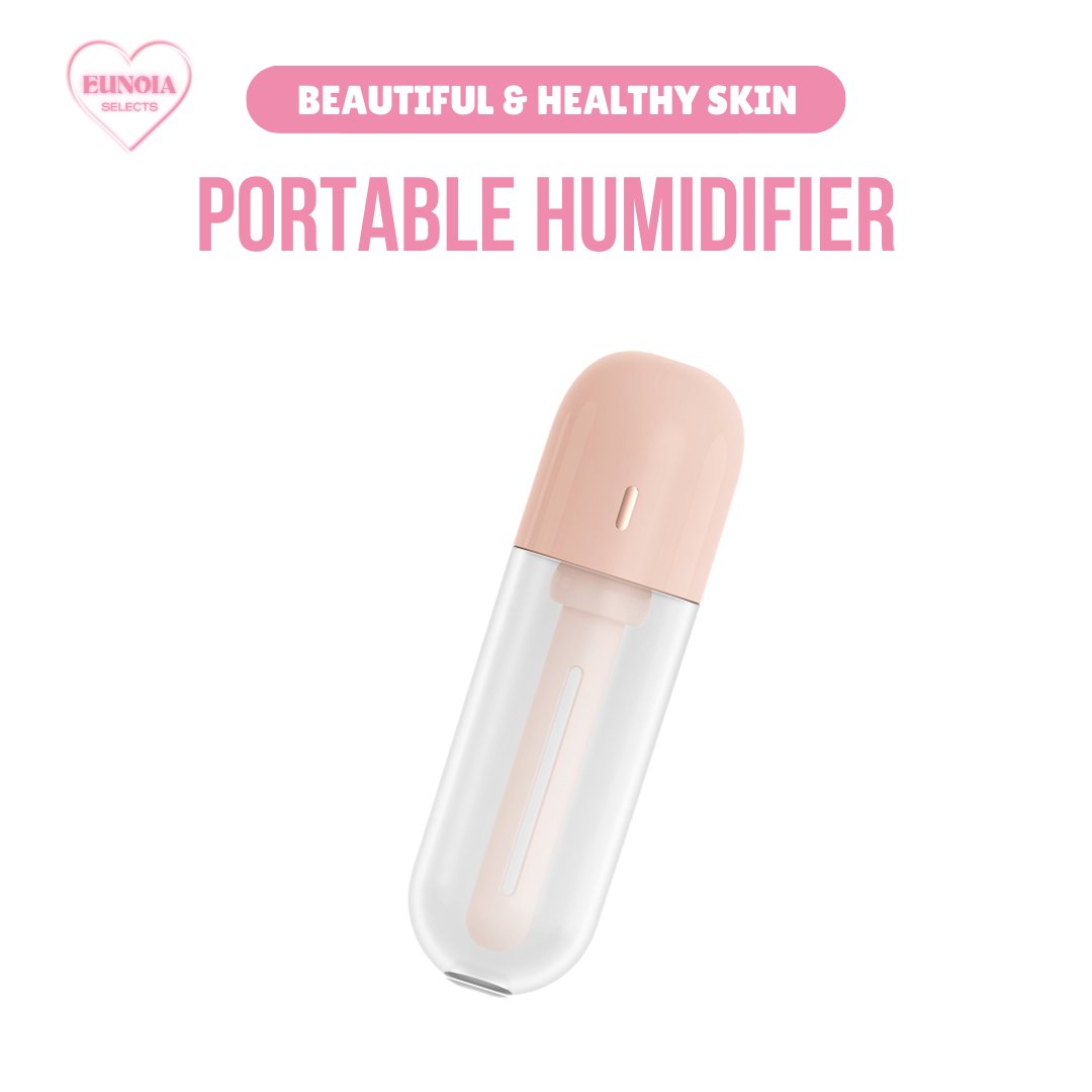 AQUA Portable Nano Mist Humidifier - Skin Hydration Spa for Home/ Office UsePortable Humidifiers_Pink__Beauty_comfort travel