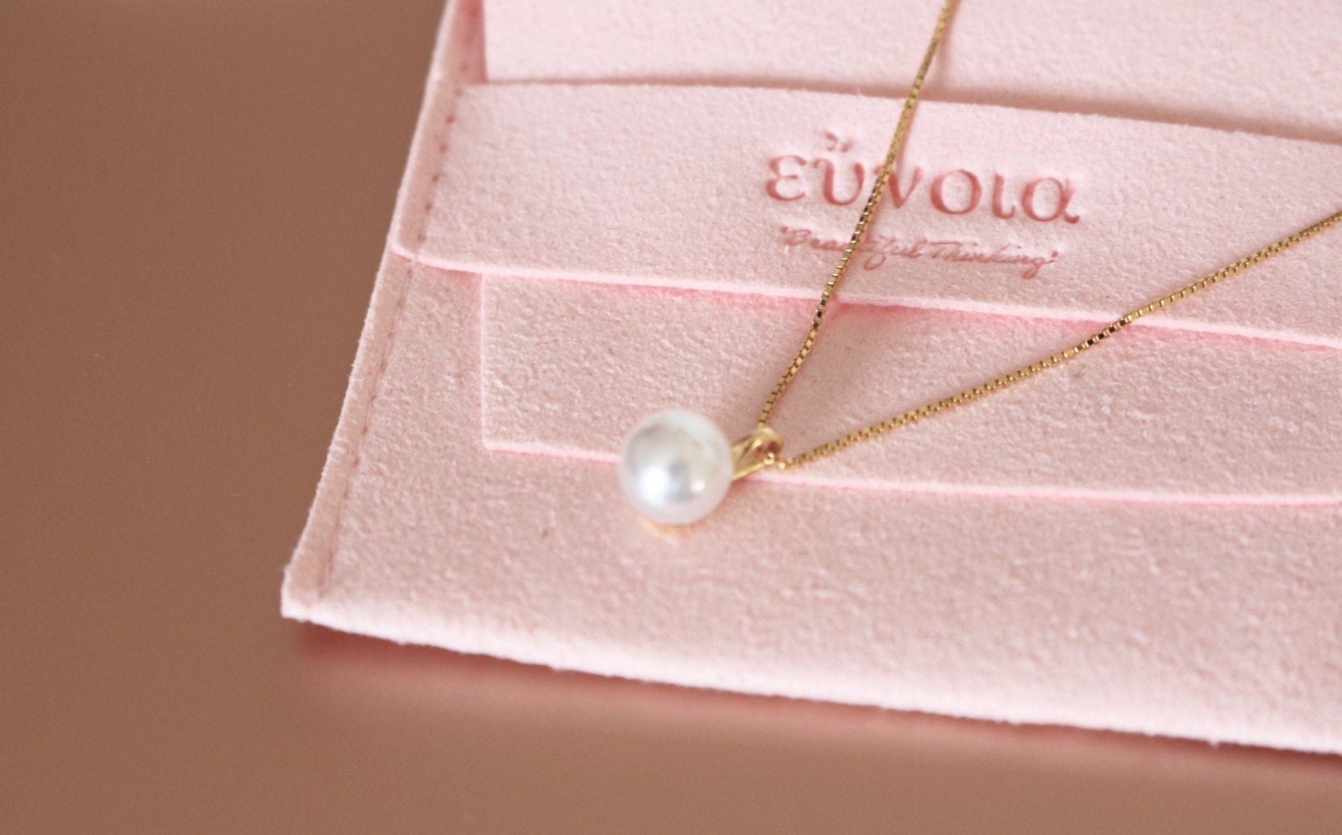 S925 Silver Necklace w. Dainty Floating Pearl Pendant | Minimalist ChicNecklaces_Gold_Pearl White_back_to_school_neck_birthday_necklace