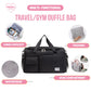 AVA Best Duffel Bag for International/ Overnight Travel & Gym - Waterproof, LightweightTravel Duffle Bags_Black__gym bags_Stylish Travel