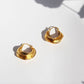 Gloria S925 Silver Gold Plated Chunky Dangle Hoop Earrings | Minimalist ChicEarrings_Gold__african_earrings_big_earrings