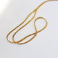 Hailey Herringbone Chocker Necklace, Gold Plated Snake Chain | Minimalist ChicNecklaces_49_Gold_french_necklace_gold_necklace