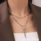 Kendall Herringbone Gold Chain Necklace, 3 Ways to Style | Classy Modern CollectionNecklaces_Silver__birthday_gift_women_contemporary_jewelry