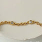 Leo 18k Gold Link Bracelet, Women's Watch Band w. Cubic Zirconia | Classy ModernBracelets_Gold_White_18k Gold_affordable_jewelry