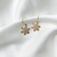 Lumi 14K Gold Fill Earrings, Winter Snowflake Christmas Ornament | Sparkle ShineEarrings_Gold_White_14k Gold_Christmas