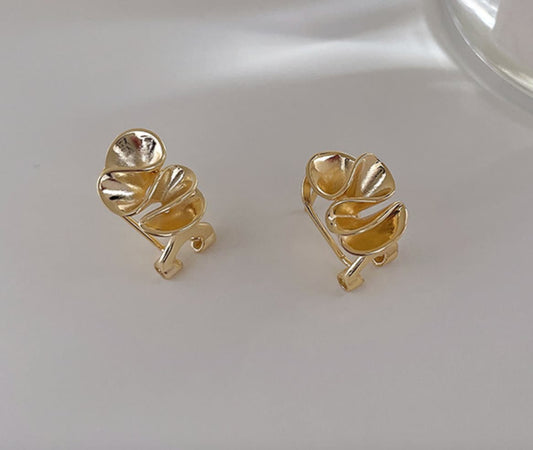 Olivia S925 Silver French Style Gold/ Silver Statement Earrings | Minimalist ChicEarrings_Gold__14k_gold_earrings_dainty_earrings