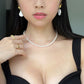 baroque pearl drop earrings for women