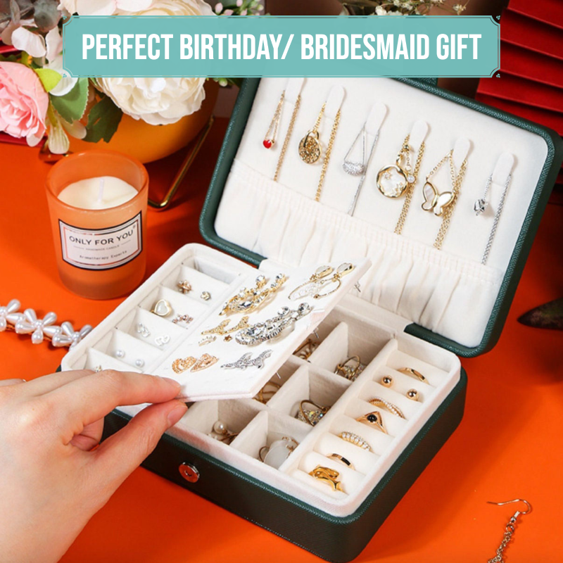 smooth velvet interior jewelry box as Birthday or Bridesmaid Gift