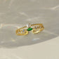 emerald pearl gold ring antique design 