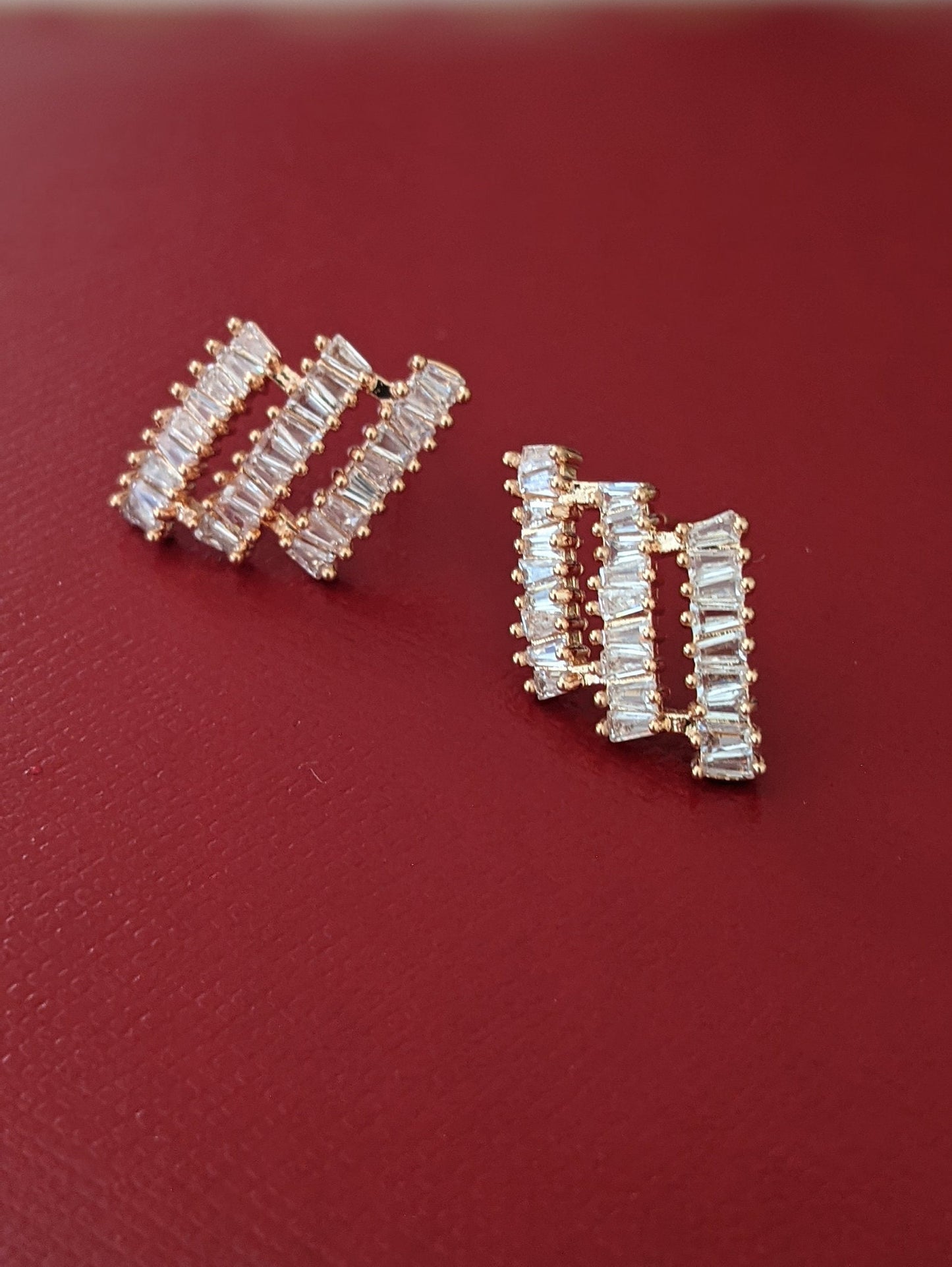 shiny gem jewel earrings for everyday use