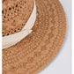 wide hat brim for sun protection