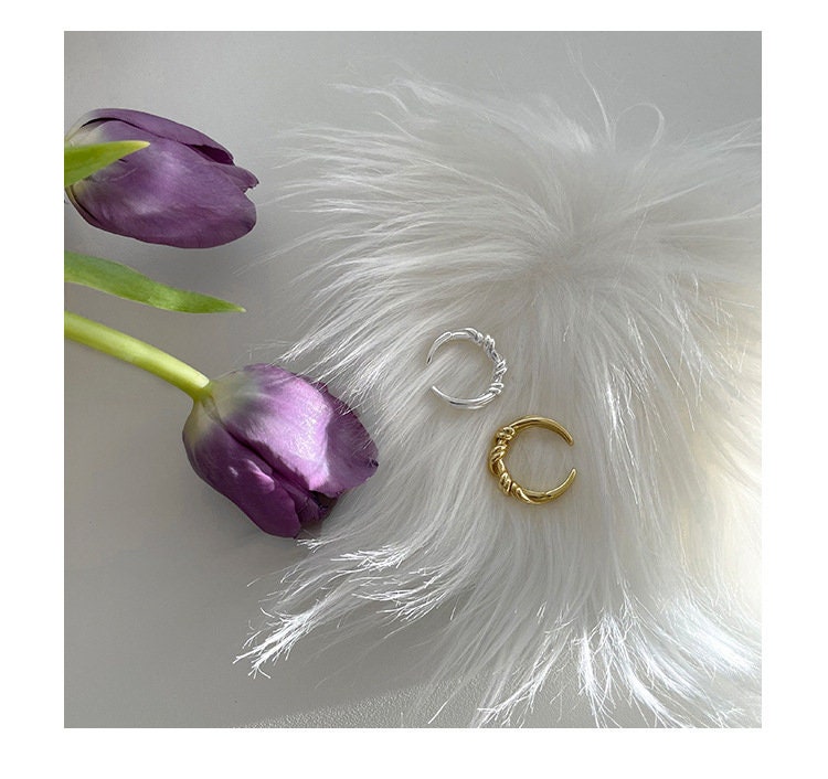 'Eléa' Twisted Knot Statement Ring, French Girl Aesthetic | Minimalist Chic