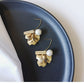 elegant dangle pearl earrings