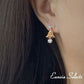 S925 Silver christmas earrings for women